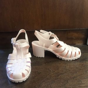 PVC Jelly Summer Retro Buckle Sandals